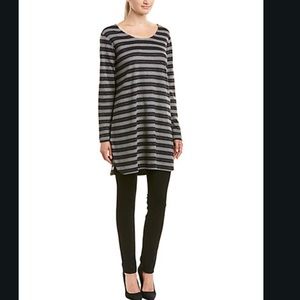 NWT Joan Vass Grey Tunic, Size L